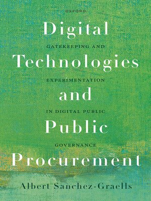 cover image of Digital Technologies and Public Procurement